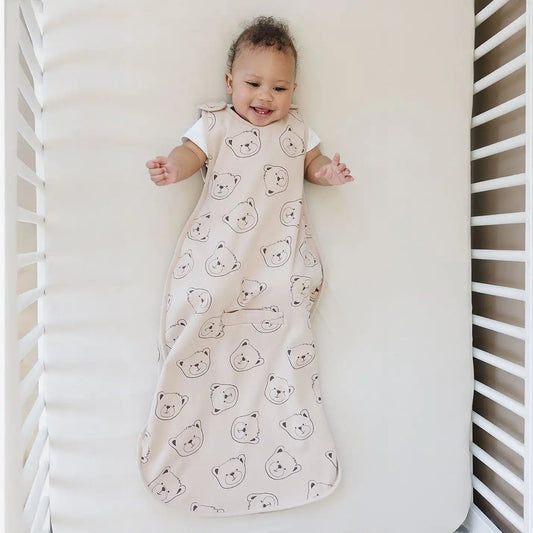 4 Season® Ultimate Baby Sleep Bag, Merino Wool & Organic Cotton, Teddy Bear