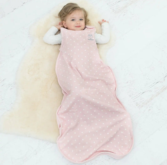 4 Season® Ultimate Baby Sleep Bag, Merino Wool & Organic Cotton, Rose